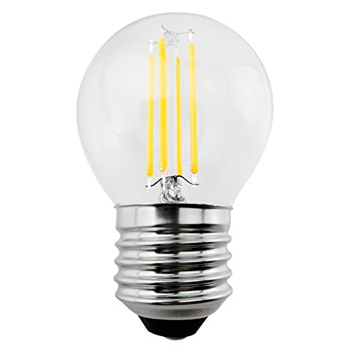 Maclean MCE284 Retro Edison Filament Glühbirne LED Vintage Dekorative Glühlampe Beleuchtung Birne Warmweiß G45 (E27 6W 600lm) von Maclean