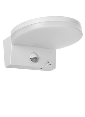 Maclean MCE344 LED Wandleuchte mit PIR Bewegungssensor und Dämmerungssensor, 15W 1560lm Wandlampe IP65 Wasserdicht Außenlampe 4000K Neutralweiß, für Außen- und Innenbereich (Weiß) von Maclean