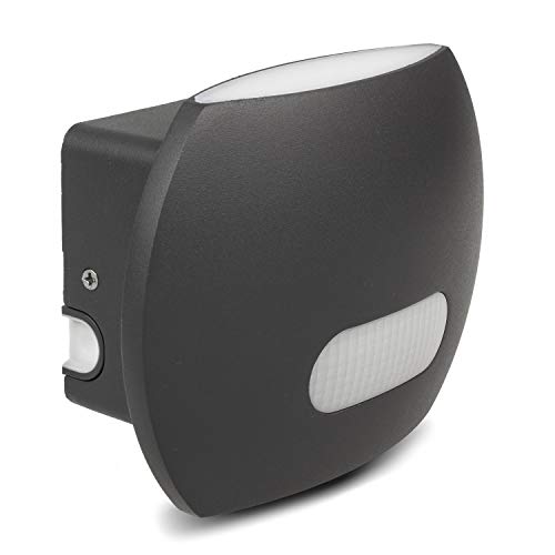 Maclean MCE366 LED Wandleuchte mit PIR Bewegungssensor 20W 1600lm Dämmerungssensor Außenwandleuchte Wandlampe Innen-/ Außenbeleuchtung IP65 4000K Neutralweiß von Maclean