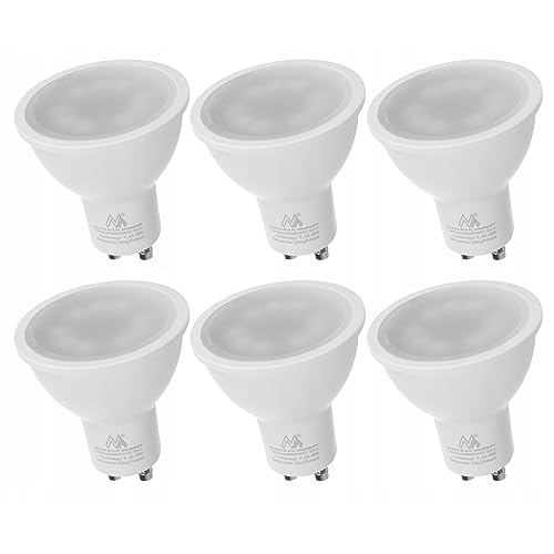 Maclean MCE435 NW GU10 LED Leuchtmittel 6er-Pack 120° 5W 400lm Neutralweiß 4000K Strahlwinkel 220-240V, 50/60Hz (6x Stück 5W 400lm, Neutralweiß) von Maclean