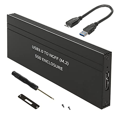 Maclean MCE582 USB 3.0 Festplattengehäuse für M.2 SDD NGFF Festplatten bis zu 5Gbps Externes SSD Gehäuse 2230/2242/2260/2280mm Adapter Unterstützt UASP Plug & Play Maclean MCE582 USB 3.0 Festplattengehäuse für M.2 SDD NGFF Festplatten bis zu 5Gbps Externes SSD Gehäuse 2230/2242/2260/2280mm Adapter Unterstützt UASP Plug & Play von Maclean