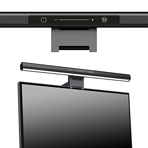 Maclean MCE620 LED Monitor Lampe 5W Bildschirmlampe Einstellbare Helligkeit und Farbtemperatur Schreibtischlampe Computer Monitor Lampe USB Typ-C 5V von Maclean