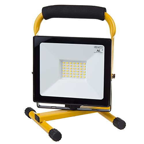 Maclean MCE652+MCE550 LED Baustrahler 50W LED Arbeitsscheinwerfer Fluter 4700 Lumen für den Innen-und Außenbereich Scheinwerfer Drehbar (Neutralweiß, 50W) von Maclean