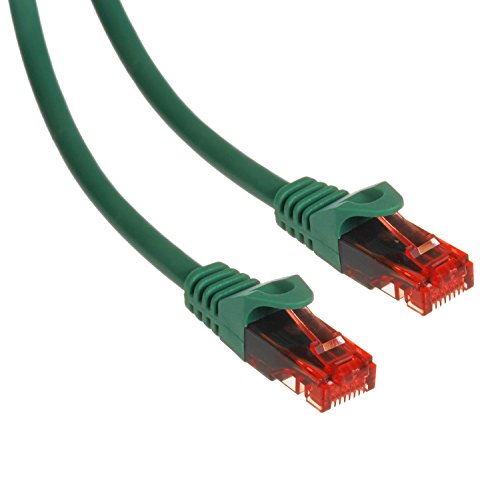 Maclean MCTV-300 G Ethernet Kabel Netzwerkkabel Patchkabel 2x RJ45 UTP cat6 Netzwerk Lan Kabel 10 Gigabit/s (0,5m, Grün) von Maclean