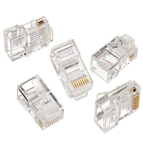 Maclean MCTV-663 100 x RJ45 8P8C CAT5 5e Netzwerk Stecker Netzwerkstecker Maclean MCTV-663 100 x RJ45 8P8C CAT5 5e Netzwerk Stecker Netzwerkstecker von Maclean