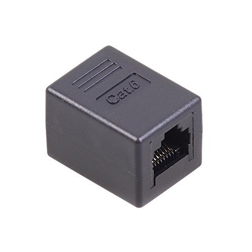 Maclean MCTV-811 Patchkabelkupplung RJ45 Buchse auf Buchse Cat6 Netzwerk Adapter M-CAB Netzwerkkoppler (100 Stück) von Maclean