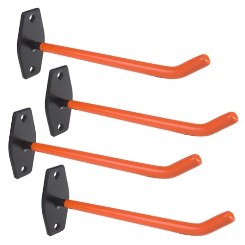Maclean Set mit 4 Wandhalterungen für Reifen Leitern Stahl Fahrrad maximale Belastung 60kg pro Halterung Reifenhalter MC-437 von Maclean