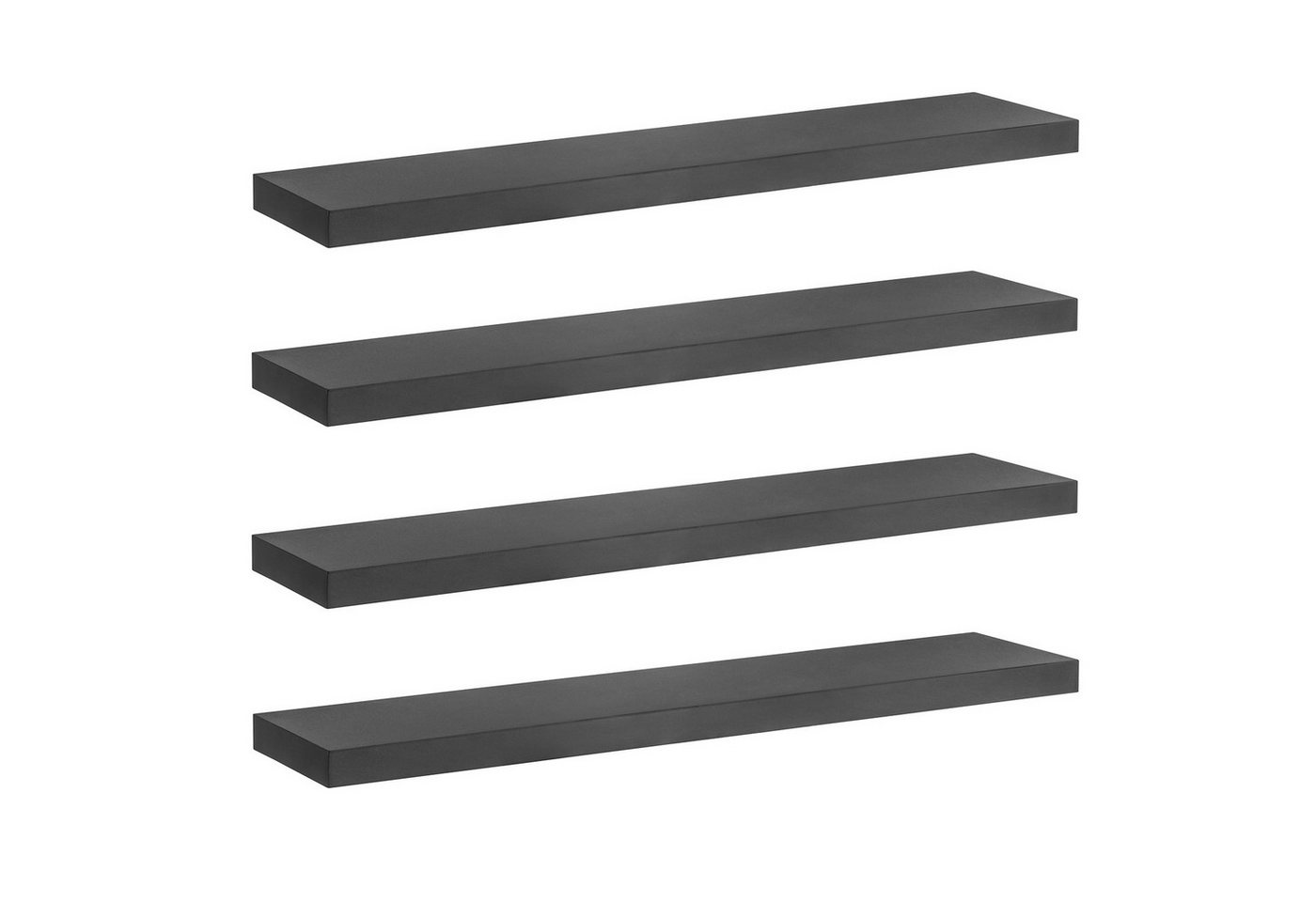 Maclean Wandregal MC-330, 4-tlg., Universal-Wandregal 90x20 cm schwarz Maclean Wandregal MC-330, 4-tlg., Universal-Wandregal 90x20 cm schwarz von Maclean