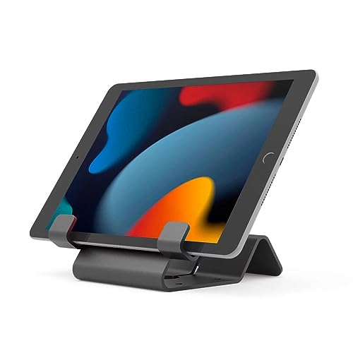 Maclocks Universal Security Tablet Halter mit Kabelschloss für z.B. Apple iPad Air 2, iPad 9,7" (2017), iPad Pro, Samsung Galaxy Tab uvm. [schwarz | Aluminium | Diebstahlschutz] - CL12UTH-BB von compulocks