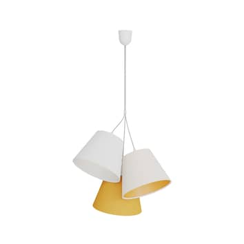 Maco Design Pendelleuchte Zsofia Hängeleuchte Hängelampe Lampe 3 Flg Weiß Ora843 B-Ware von Maco Design