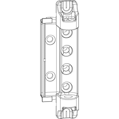 MACO Multi Scherenlager DT160 universal, Fensterbeschlag für Holzfenster, Falzluft 4/12mm, Überschlag 18mm, Tragkraft 160kg, Stahl verzinkt silber von Maco