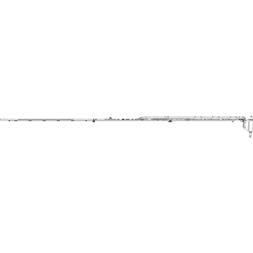 Maco MM Winkelbandschere Mammut, Tragkraft 220kg, FFB 901-1200mm, 12/18-13mm, Fensterbeschlag rechts, Stahl verzinkt silber von Maco