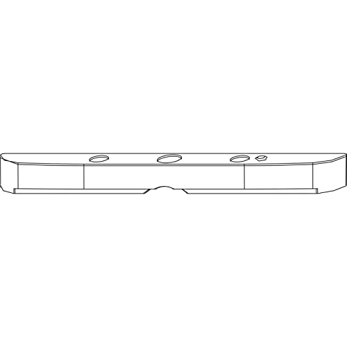 Maco MM Zwischenlage 106x9,2x5,2 mm, für DK-Getriebe DM -6 mm, Kunststoff grau von Maco