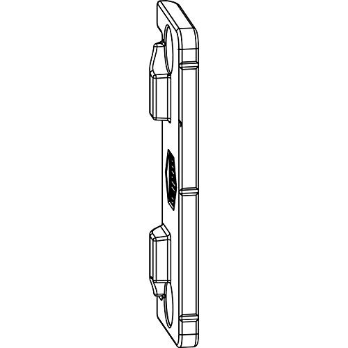 Maco Multi Anpressverschluss Rahmenteil verdeckt, Eurofalz 18mm, Versatz 9mm Holzfenster, Zinkdruckguss silberfärbig von Maco