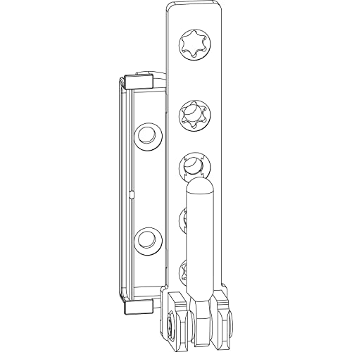 MACO Multi Ecklager DT160 für Holzfenster links, Falzluft 12mm, Überschlag 20mm, Tragkraft 160kg, Stahl verzinkt silberfärbig von MACO