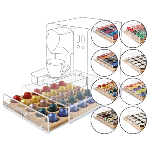 Macom Kaffeekapselständer Space Coffe transparent von Macom