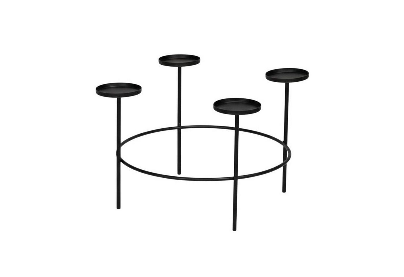 Macosa Home Adventskranz Schwarz Metall 43 cm oder 31 cm modern, elegantes Adventsgesteck 4 Kerzenhalter Macosa Home Adventskranz Schwarz Metall 43 cm oder 31 cm modern, elegantes Adventsgesteck 4 Kerzenhalter von Macosa Home