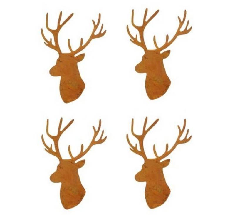 Macosa Home Dekoobjekt Advent Kerzenzubehör Verzierung Adventskerzen (4er Set, 4 St., 4tlg), Kerzen-Piekser Kerzen-Dekoration Kerzenverzierung von Macosa Home