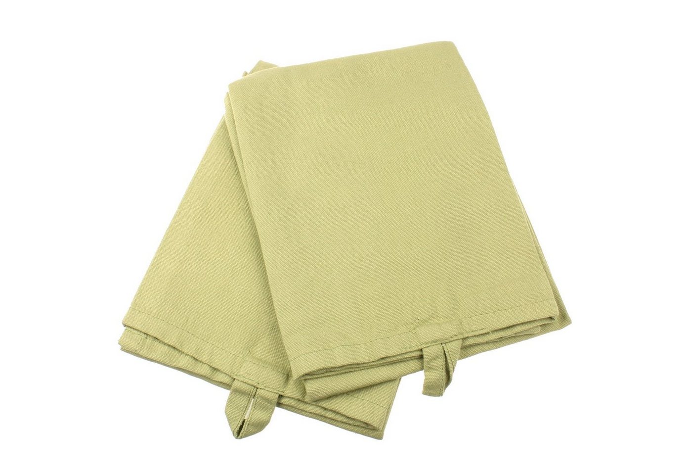 Macosa Home Geschirrtuch Set 2Stk. 100% Baumwolle Leinen-Optik hellgrün 70x50cm, (2-tlg), Küchenhandtuch Trockentuch Küche Küchentücher von Macosa Home
