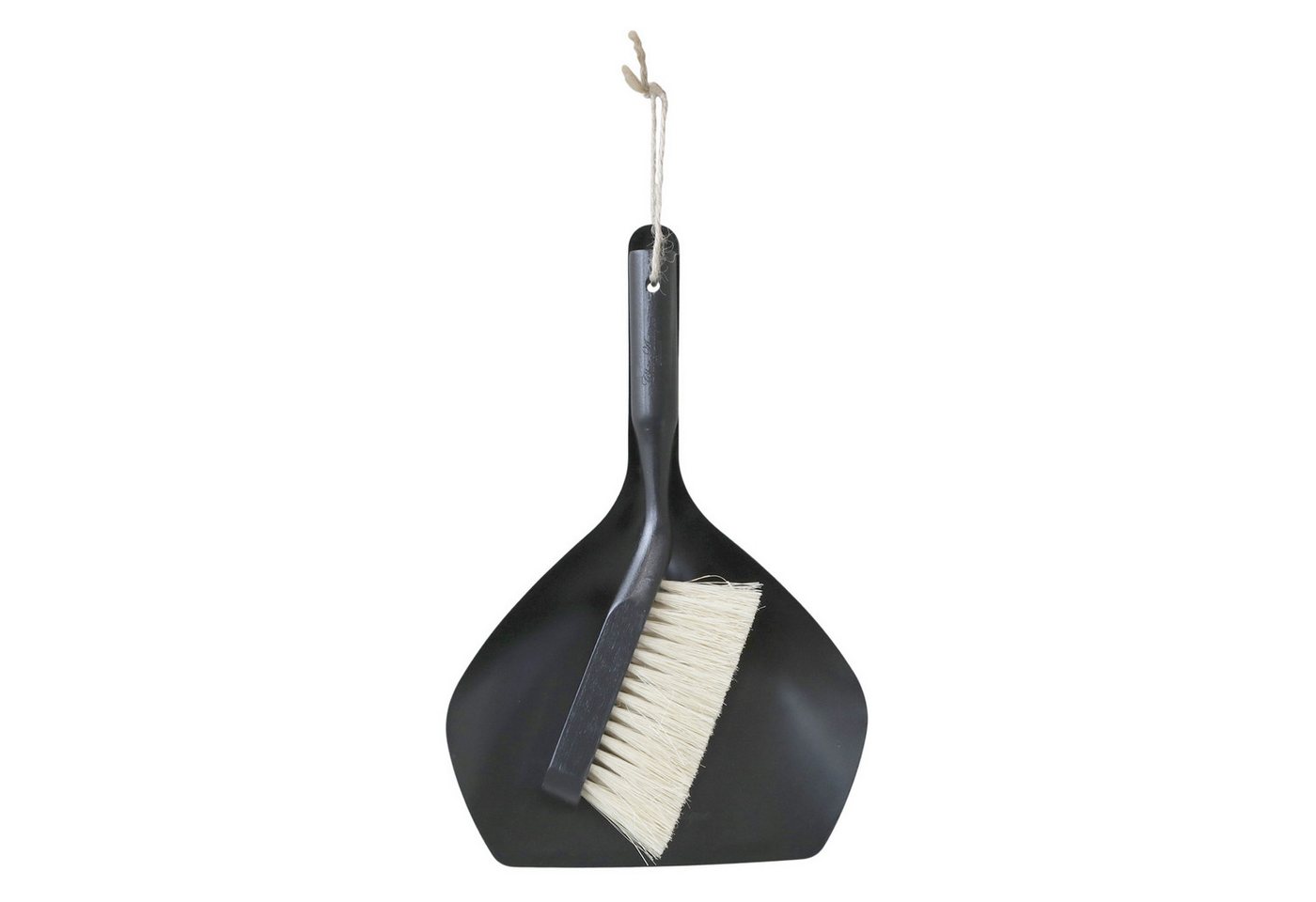 Macosa Home Kehrgarnitur Kehrset Schwarz Metall Holz moderne Form, (Handfeger Handbesen, Kehrgarnitur Kehrschaufel-Set), Handfeger & Schaufel Kehrwisch von Macosa Home