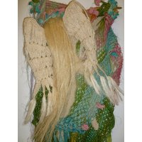 Makramee "Angel Lost in Woods' Wandbehang Makramee "Angel Lost in Woods' Wandbehang von MacrameArt