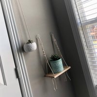 50 Zoll Grau Spiral Pflanzenhalter - 5 Mm Dicke Cord Hanging Planter Groß Decor Idea Decken Macrame Betriebsaufhänger Innen Außen 50 Zoll Grau Spiral Pflanzenhalter - 5 Mm Dicke Cord Hanging Planter Groß Decor Idea Decken Macrame Betriebsaufhänger Innen Außen von MacrameDecorStore
