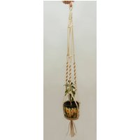 Blumenampel Großer Makramee Pflanzenhänger Indoor Pflanzenhalter Weiß Hängemakramee Decken Topflappen Boho Wohndekor Blumenampel Großer Makramee Pflanzenhänger Indoor Pflanzenhalter Weiß Hängemakramee Decken Topflappen Boho Wohndekor von MacrameDecorStore