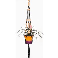 Makramee Pflanze Aufhänger Perlen Hängen Pflanzer Topf Halter Mit Einzigartige Moderne Home Garten Dekor von MacrameDecorStore