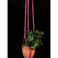 Makramee Pflanzenhänger 60 "Hängepflanze Großer Blumentopfhalter Seilpflanzer Für Innenbereich Deckenpflanzenhänger Outdoor Gartendeko von MacrameDecorStore