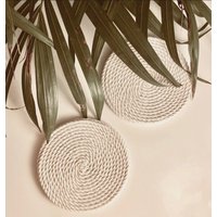 Untersetzer Mit Makramee-Kordel von MacrameLivingDesigns