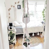 Makramee Pflanzenaufhänger/Doppel-Pflanzenhalter Doppelter Hängender Pflanzer von MacrameWonderlandAU