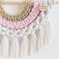 Makramee Regenbogen Wandbehang/Macramé von MacrameWonderlandAU