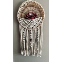 Makramee Weidenkorb Wandbehang || Boho Dekor von MacramebyMarr
