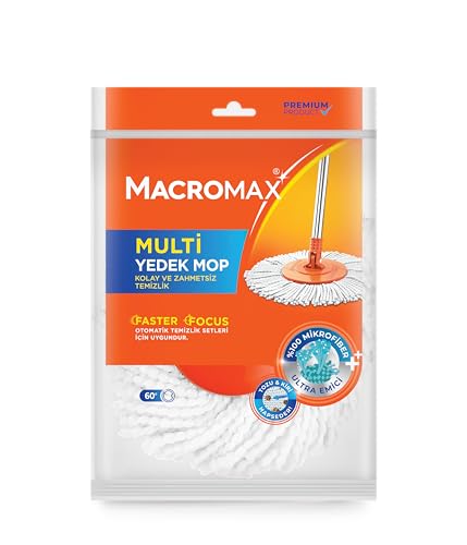Macromax – Ersatz-Mikrofaser-Drehmoppkopf – kompatibel mit 10 l Spin Mop Reinigungsset – langlebig & 100% Mikrofaser – Easy Fit Design – umweltfreundlich, aus 90% recycelbarem Material Macromax – Ersatz-Mikrofaser-Drehmoppkopf – kompatibel mit 10 l Spin Mop Reinigungsset – langlebig & 100% Mikrofaser – Easy Fit Design – umweltfreundlich, aus 90% recycelbarem Material von Macro Max