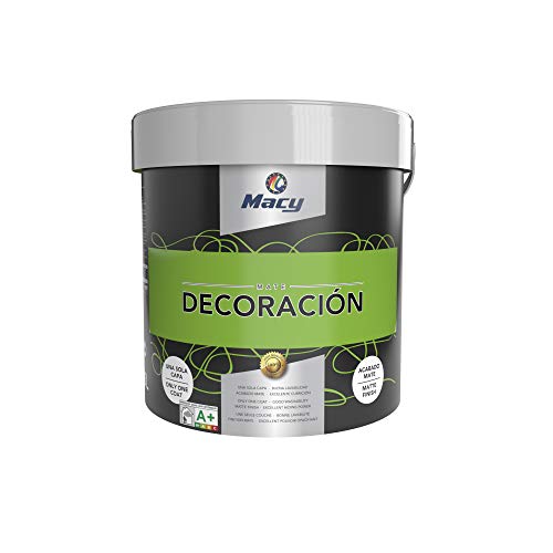 Macy Kunststofffarbe, matt, Innendekoration, hervorragende Deckkraft, perfektes Finish, 15 Liter, Farbe Greenery Macy Kunststofffarbe, matt, Innendekoration, hervorragende Deckkraft, perfektes Finish, 15 Liter, Farbe Greenery von Macy