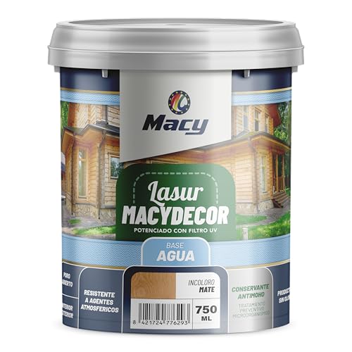 Lasur zum Wasser, matt, mit UV-Filtern, gebrauchsfertig, 4 Liter, Palisander von Macy