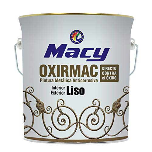 Macy Oxirmac Emaille, glatt, glänzend, für den Innen- und Außenbereich, 750 ml, Rot von Macy