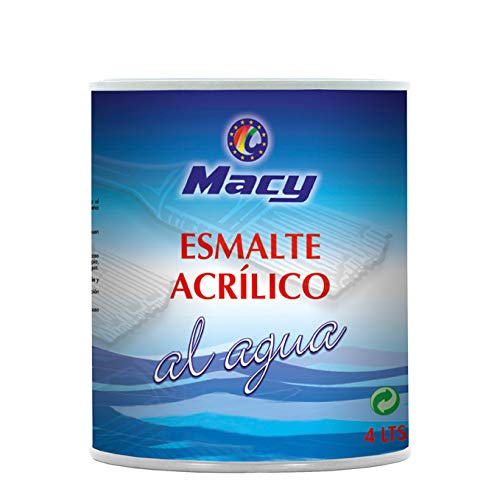 Macy Wasser-Emaille, satiniert, für den Innen- und Außenbereich, 125 ml, Braun von Macy