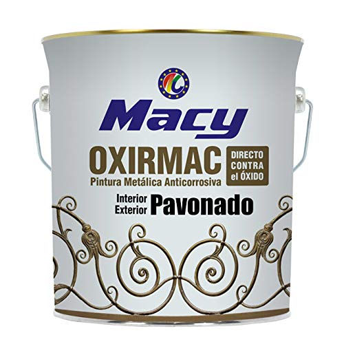 Macy Oxirmac Pavonado Antioxidations-Emaille, für Innen und Außen, 750 ml, Perlgrün von Macy