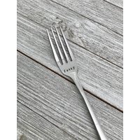 Handgestempelte Gabel-Lustiges Geschenk von MacyAnneDesigns
