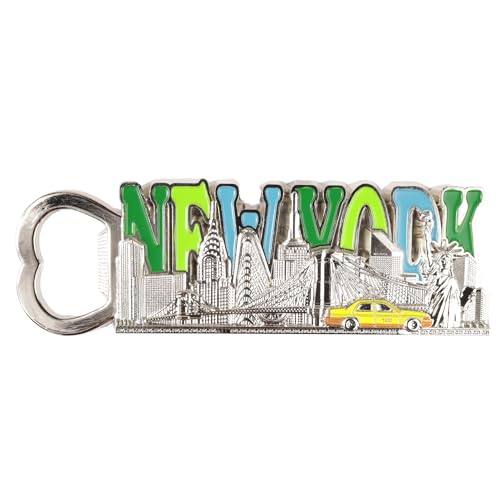 New York City Flaschenöffner-Magnet, 12,7 x 7,9 cm von Mad Mags