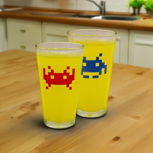 Mad Monkey Space Invaders Farbwechsel-Gläser 2er Set von Mad Monkey