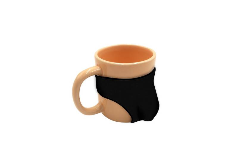 Mad Monkey Tasse Mad Monkey Witzige Penis Tasse Willy mit anziehbarer Unterhose von Mad Monkey