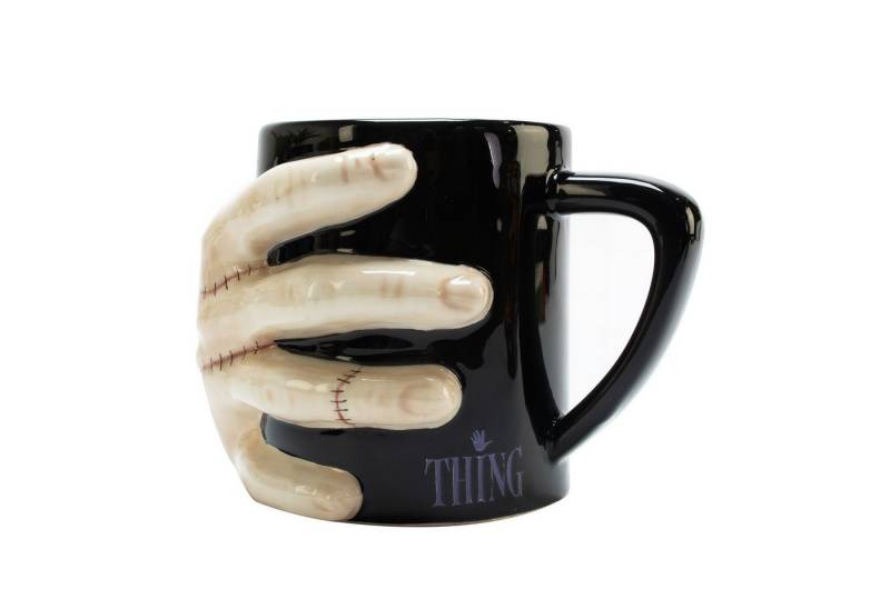 Mad Monkey Tasse Wednesday Addams eiskaltes Händchen Kaffeebecher von Mad Monkey