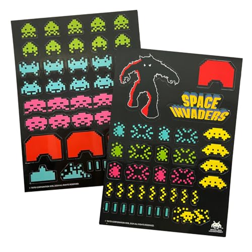 Space Invaders Magneten - 80 Retro Deko Magneten für Kühlschrank, Büro oder Magnetwand - 80er Jahre Accessoires - EIN Muss Für Nostalgische Retro Fans von Mad Monkey