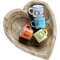 Valentinstag Home Dekor. Minitasse. Abgestuftes Tablett Und Regaldekoration. Rae Dunn Inspiriert. Personalisierte von MadAboutPlaid