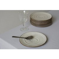 Keramik Geschirr, Set Von 4 Desserttellern von MadAboutPottery