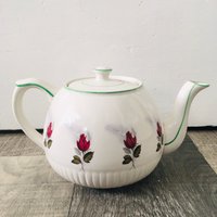 Vintage Staffordshire Ellgreave Teekanne von MadHattersShelf