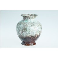 West Deutsche Pottery Vase/Bay Keramik 1960 Fett Lava 511-14 von MadMoonVintage
