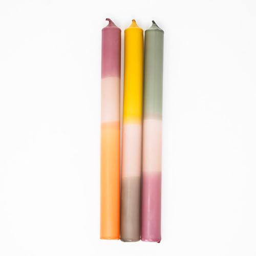 MADAM ERLE | 3er-Set Dipdye Stabkerzen | JANA | handgemachte Kerzen extra lang| 13h Brenndauer | herbstliche Farben | Dekokerzen | Geschenkidee | MADAM ERLE | 3er-Set Dipdye Stabkerzen | JANA | handgemachte Kerzen extra lang| 13h Brenndauer | herbstliche Farben | Dekokerzen | Geschenkidee | von Madam ERLE
